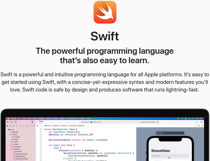 Язык программирования Swift